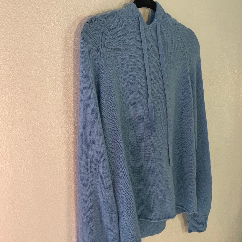 vince cashmere raglan sleeve pullover hoodie - Picture 5 of 13